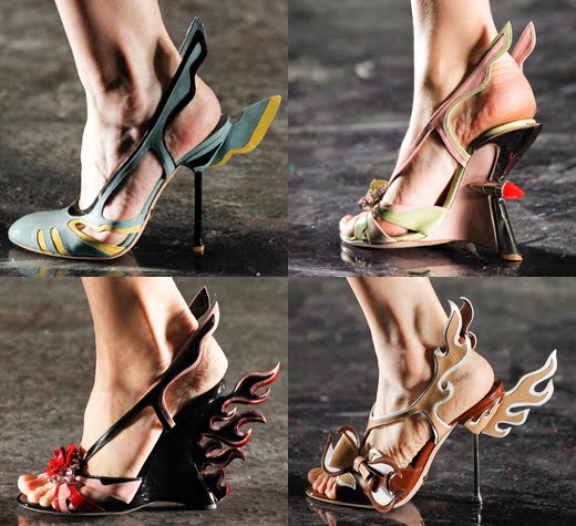 1950s cars fun shoes prada 2012 spring summer